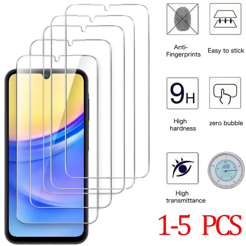 Película 9H de Vidro Temperado para Samsung Galaxy Série A (A14 até A56)