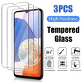 3 peças de vidro temperado HD para Samsung A50, A51, A52, A52S, A53, A54, A55, A70, A71, A72, A73, M12, M31, M31S, M51, M52 5G – Protetor de Tela.