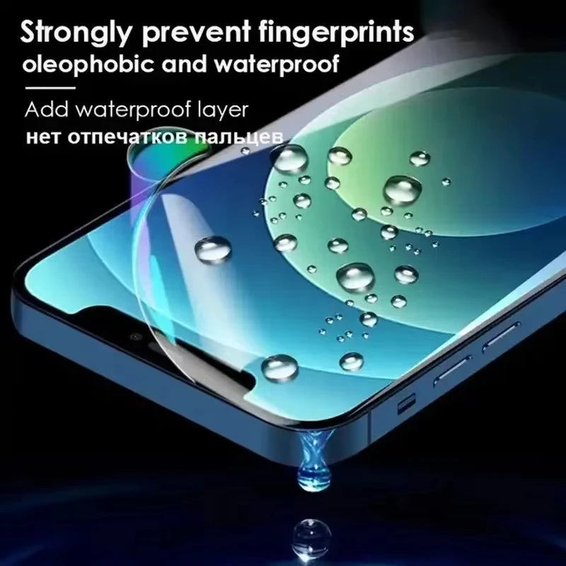 Kit com 4 películas de hidrogel flexível para iPhone