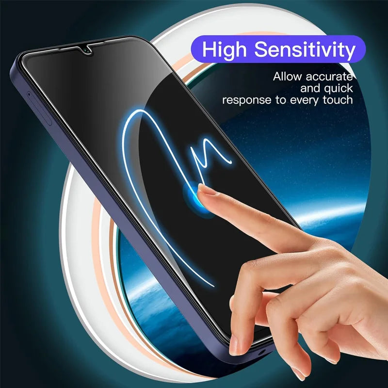 3 peças de vidro temperado HD para Samsung A50, A51, A52, A52S, A53, A54, A55, A70, A71, A72, A73, M12, M31, M31S, M51, M52 5G – Protetor de Tela.