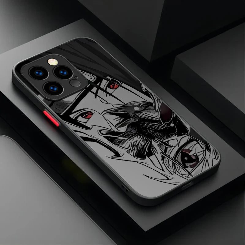 Capa de Celular Anime NARUTO – Itachi, Obito, Pain | Compatível com iPhone