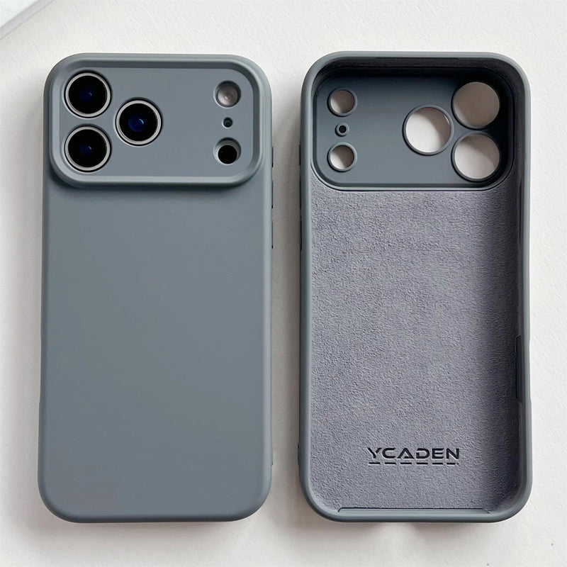 Capa Anti-impacto para iPhone 13 a 17 Pro Max | Silicone Líquido Premium TPU