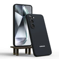 Capa de Silicone Antichoque para Samsung Galaxy S24, S23, S22, S21, S25, A55, A54, A35, A16 – Toque Suave e Proteção
