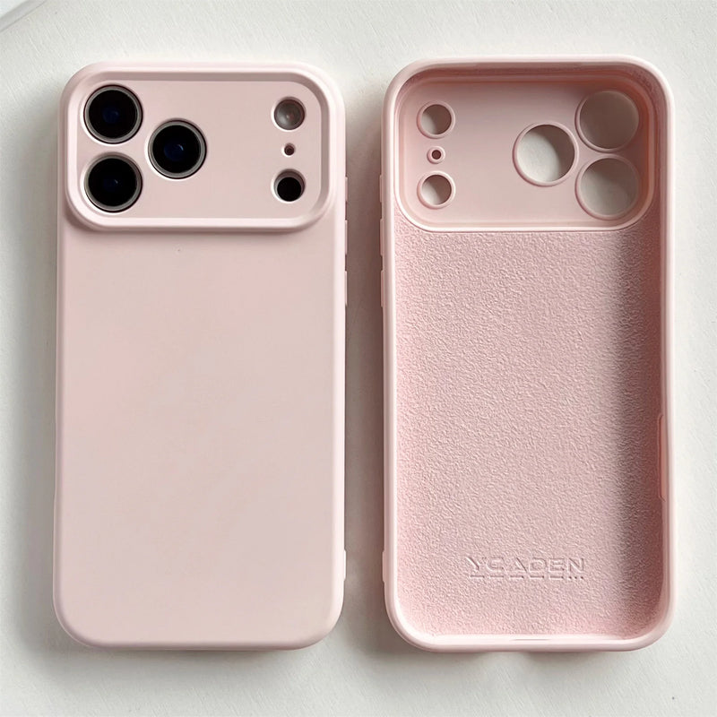 Capa Anti-impacto para iPhone 13 a 17 Pro Max | Silicone Líquido Premium TPU