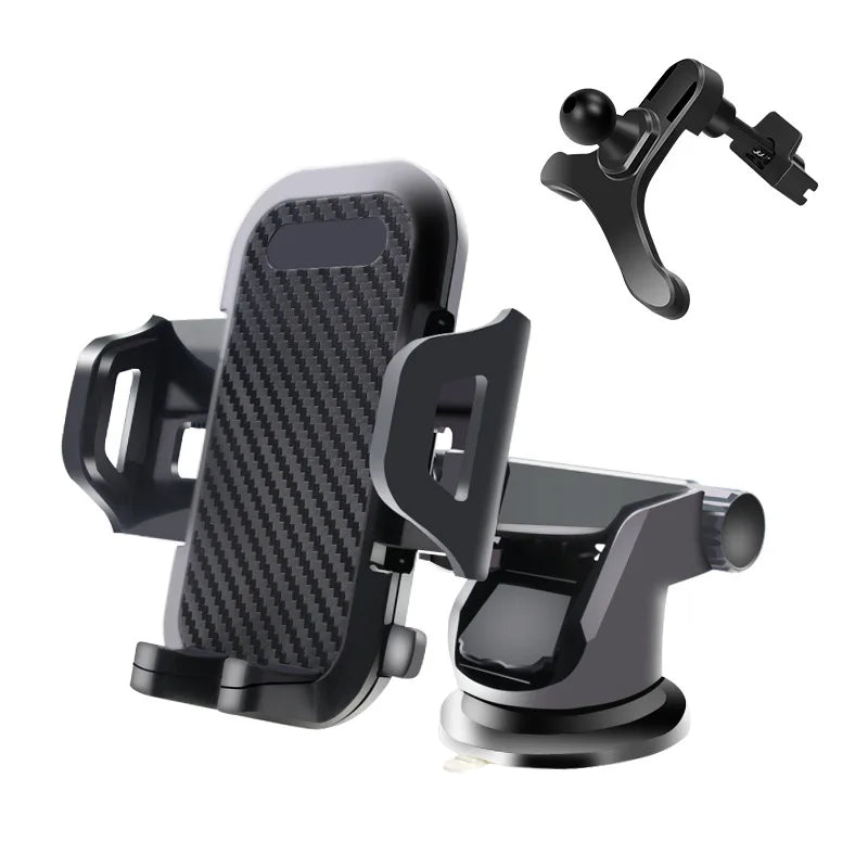 Suporte 3 em 1 para Carro — Para Painel, Para-brisa e Saída de Ar — Acessório Universal para Celular, Compatível com Todos os iPhones
