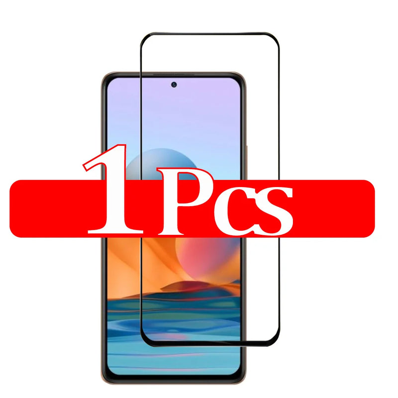 Película de Vidro Temperado Frontal para Xiaomi Redmi Note 10 / 11 / 12 / 13 / Pro / 5G + Filme de Proteção da Câmera