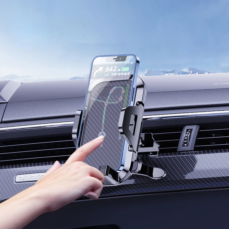 Suporte 3 em 1 para Carro — Para Painel, Para-brisa e Saída de Ar — Acessório Universal para Celular, Compatível com Todos os iPhones