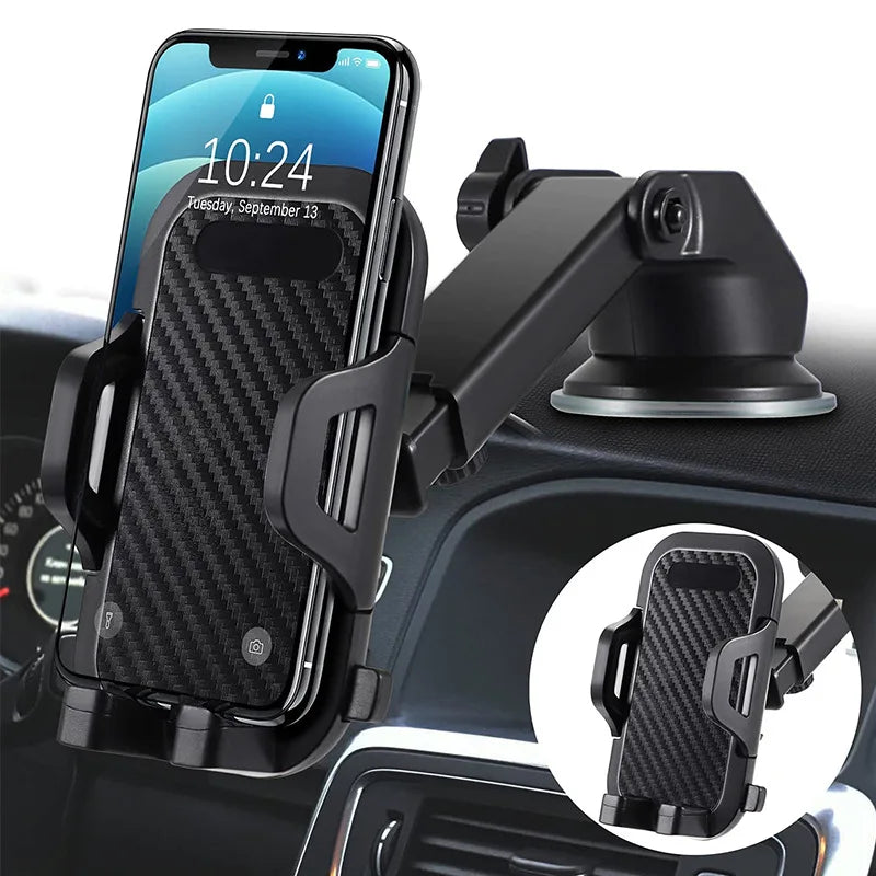 Suporte 3 em 1 para Carro — Para Painel, Para-brisa e Saída de Ar — Acessório Universal para Celular, Compatível com Todos os iPhones