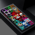 Capa Anime One Piece para Samsung Galaxy S9 a S25 Ultra – Estilo Antichoque & Design Luffy/Zoro