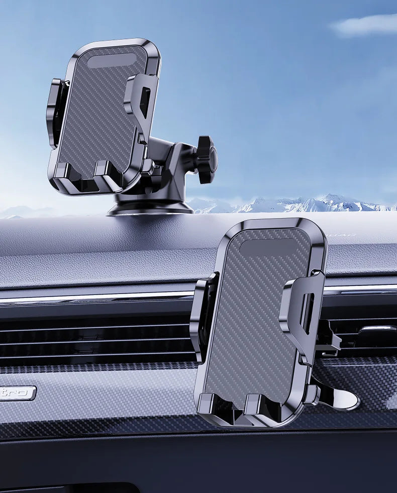 Suporte 3 em 1 para Carro — Para Painel, Para-brisa e Saída de Ar — Acessório Universal para Celular, Compatível com Todos os iPhones