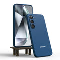 Capa de Silicone Antichoque para Samsung Galaxy S24, S23, S22, S21, S25, A55, A54, A35, A16 – Toque Suave e Proteção