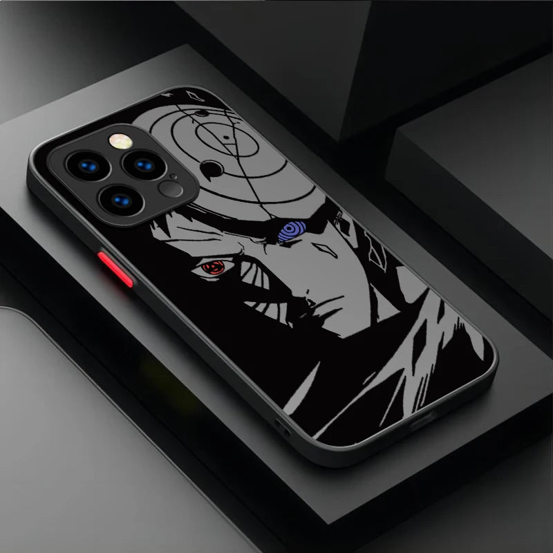 Capa de Celular Anime NARUTO – Itachi, Obito, Pain | Compatível com iPhone