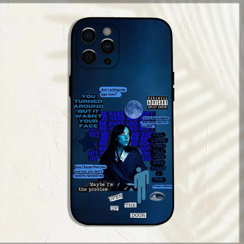 Capa Billie Eilish “Hit Me Hard and Soft” para iPhone 16 - 7 | Capa Antichoques Estilo Exclusivo - Horiginex