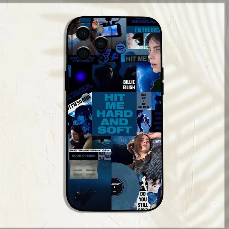 Capa Billie Eilish “Hit Me Hard and Soft” para iPhone 16 - 7 | Capa Antichoques Estilo Exclusivo - Horiginex