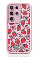 Capa Cartoon Morango com Laço para Samsung Galaxy - Horiginex - Horiginex