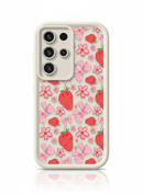 Capa Cartoon Morango com Laço para Samsung Galaxy - Horiginex - Horiginex