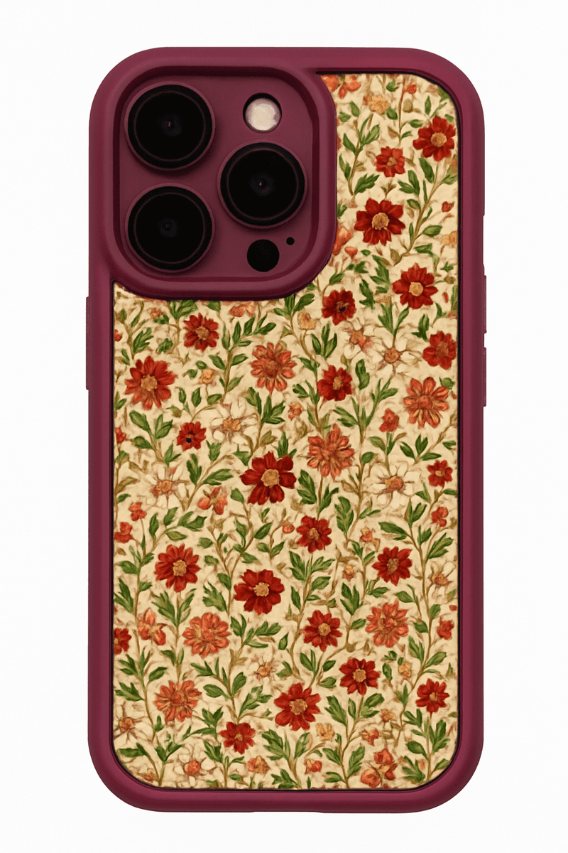 Capa com Padrão de Flores para iPhone – Suave, Elegante e Resistente - Horiginex
