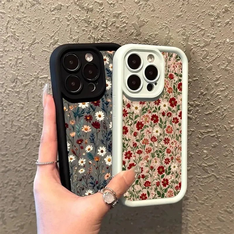 Capa com Padrão de Flores para iPhone – Suave, Elegante e Resistente - Horiginex