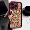 Capa com Padrão de Flores para iPhone – Suave, Elegante e Resistente - Horiginex