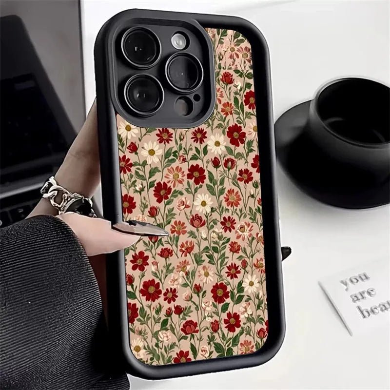 Capa com Padrão de Flores para iPhone – Suave, Elegante e Resistente - Horiginex
