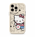 Capa de Silicone Hello Kitty para iPhone – Antiqueda e Transparente - Horiginex