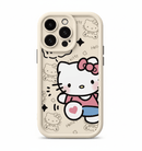 Capa de Silicone Hello Kitty para iPhone – Antiqueda e Transparente - Horiginex