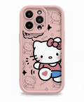 Capa de Silicone Hello Kitty para iPhone – Antiqueda e Transparente - Horiginex