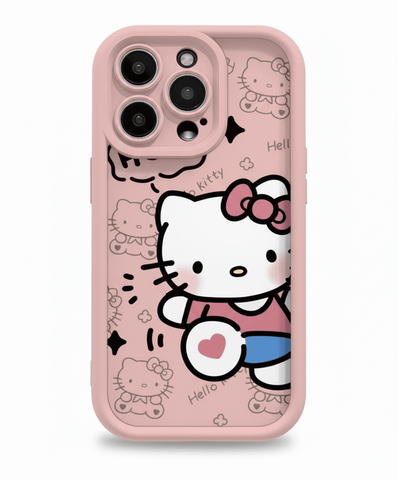 Capa de Silicone Hello Kitty para iPhone – Antiqueda e Transparente - Horiginex