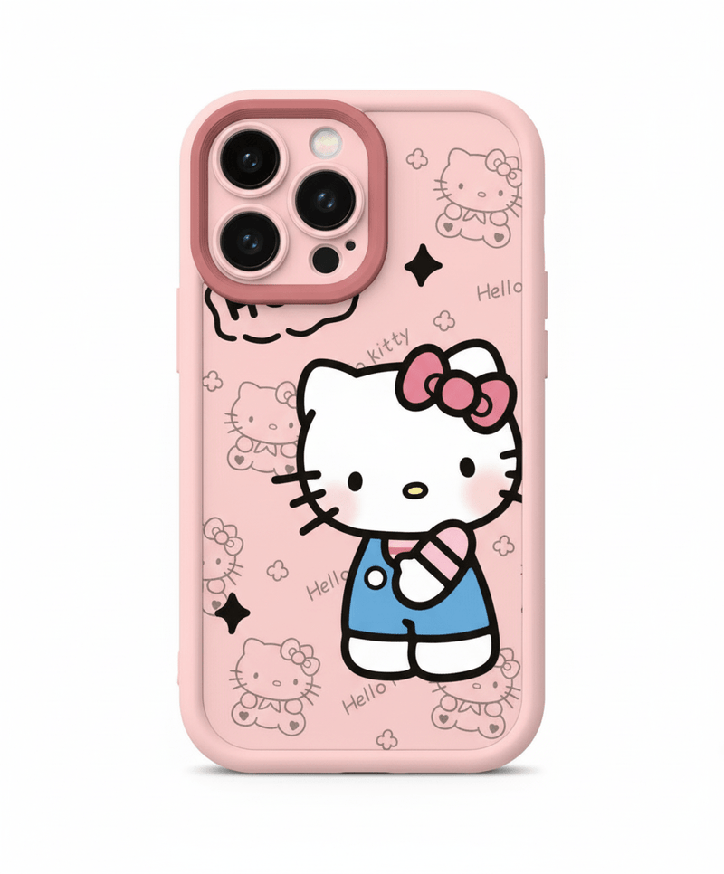 Capa de Silicone Hello Kitty para iPhone – Antiqueda e Transparente - Horiginex