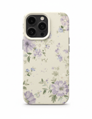 Capa de Silicone Roxa com Padrão de Folhas e Textura Lichia para iPhone - Horiginex - Horiginex