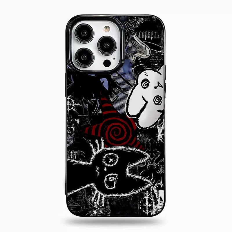 Capa de Telemóvel com Gato Preto para iPhone – Silicone Suave e Fofo - Horiginex