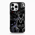 Capa de Telemóvel com Gato Preto para iPhone – Silicone Suave e Fofo - Horiginex