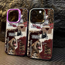 Capa de Telemóvel Estampada Leopard & Lábios Laser IMD para iPhone - Horiginex