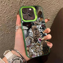 Capa de Telemóvel Estampada Leopard & Lábios Laser IMD para iPhone - Horiginex