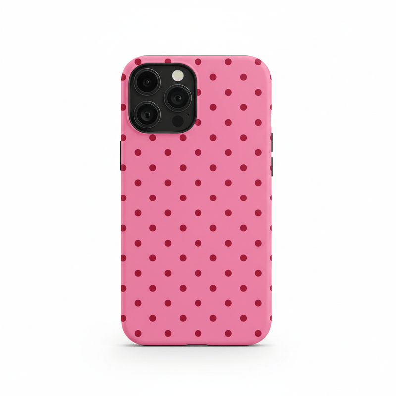 Capa de Telemóvel Germini Signo | Korean INS Minimalista com Bolinhas para iPhone 11 a 17 - Horiginex
