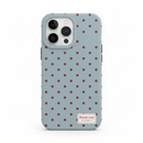 Capa de Telemóvel Germini Signo | Korean INS Minimalista com Bolinhas para iPhone 11 a 17 - Horiginex