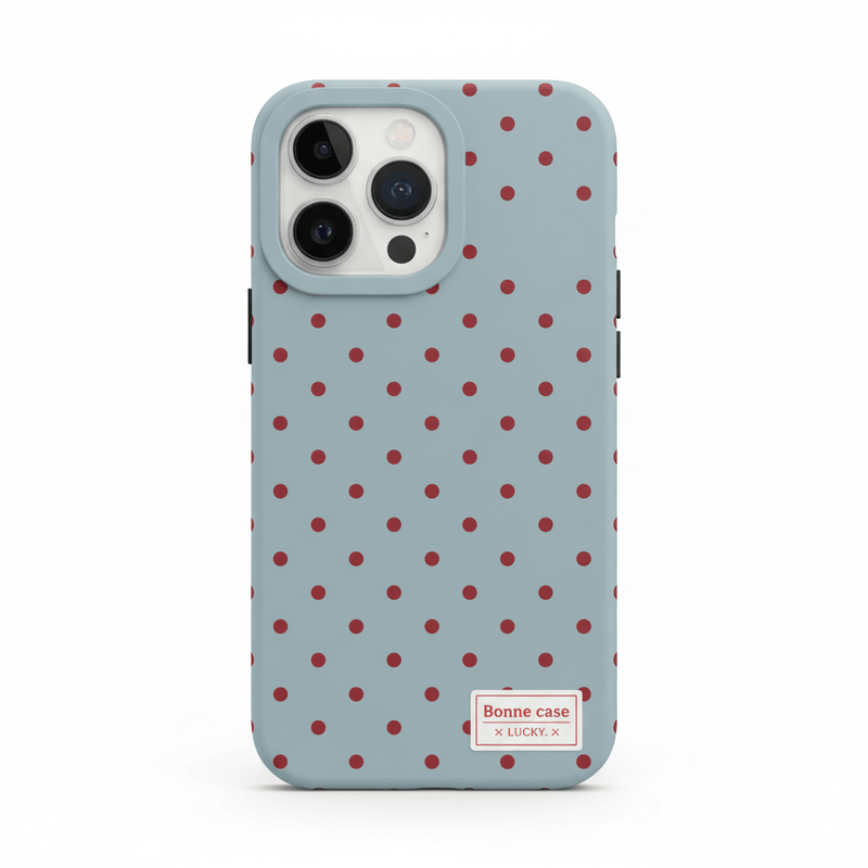 Capa de Telemóvel Germini Signo | Korean INS Minimalista com Bolinhas para iPhone 11 a 17 - Horiginex