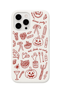Capa de Telemóvel Halloween Abóbora e Fantasma para iPhone - Horiginex