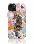 Capa de Telemóvel Leopardo Vintage com Estrelas para iPhone - Horiginex