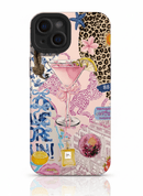 Capa de Telemóvel Leopardo Vintage com Estrelas para iPhone - Horiginex