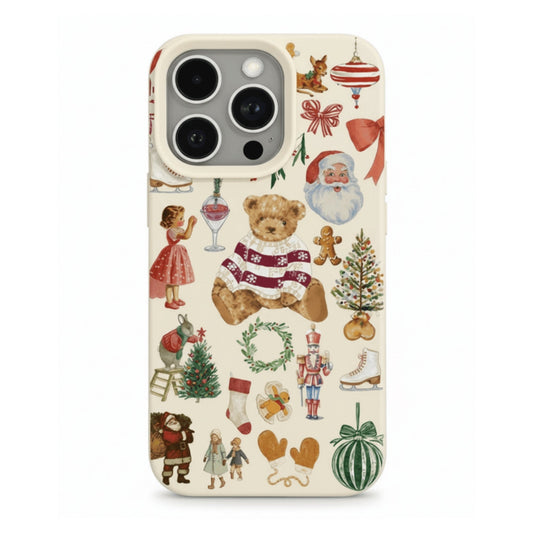 Capa de Telemóvel Natal Urso Cartoon para iPhone - Horiginex