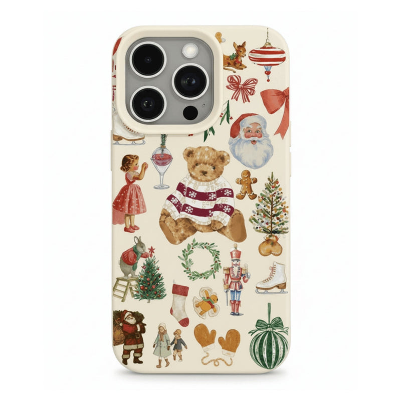 Capa de Telemóvel Natal Urso Cartoon para iPhone - Horiginex