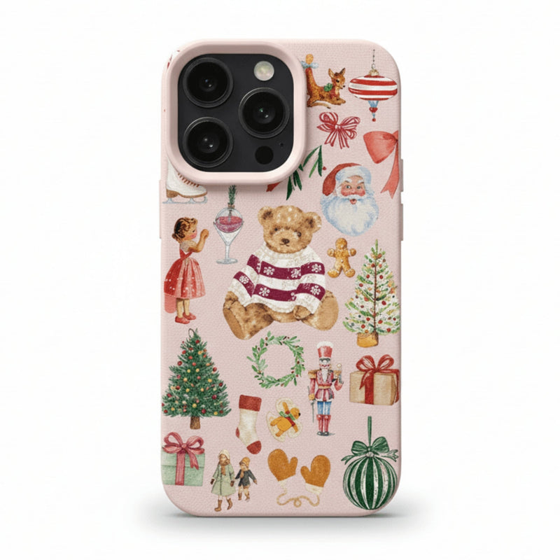 Capa de Telemóvel Natal Urso Cartoon para iPhone - Horiginex