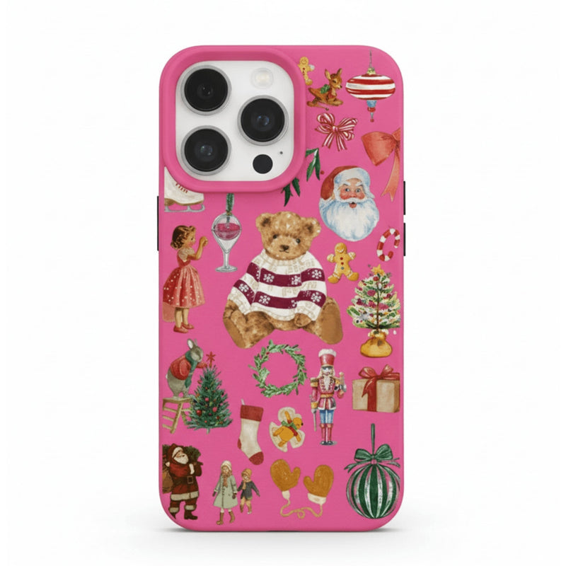 Capa de Telemóvel Natal Urso Cartoon para iPhone - Horiginex