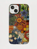 Capa de Telemóvel Retro Artística Estilo Colagem para Samsung Galaxy – 2 em 1 - Horiginex