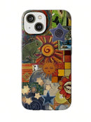 Capa de Telemóvel Retro Artística Estilo Colagem para Samsung Galaxy – 2 em 1 - Horiginex