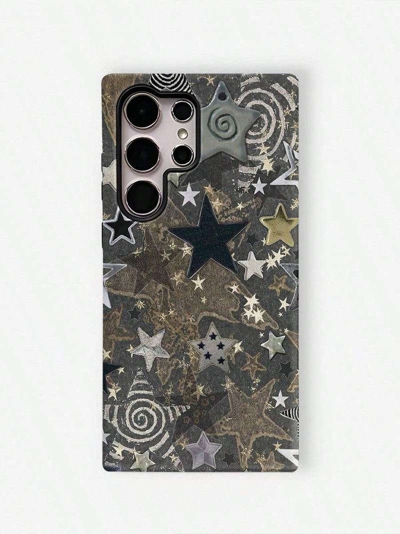 Capa de Telemóvel Retro Artística Estilo Colagem para Samsung Galaxy – 2 em 1 - Horiginex