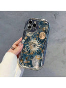 Capa de Telemóvel Sol e Lua Cósmica para iPhone – Estilo Astrológico TPU - Horiginex