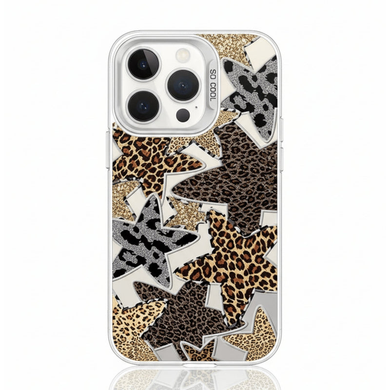 Capa Estampada Leopardo Preto para iPhone – Estilo e Proteção IMD - Horiginex