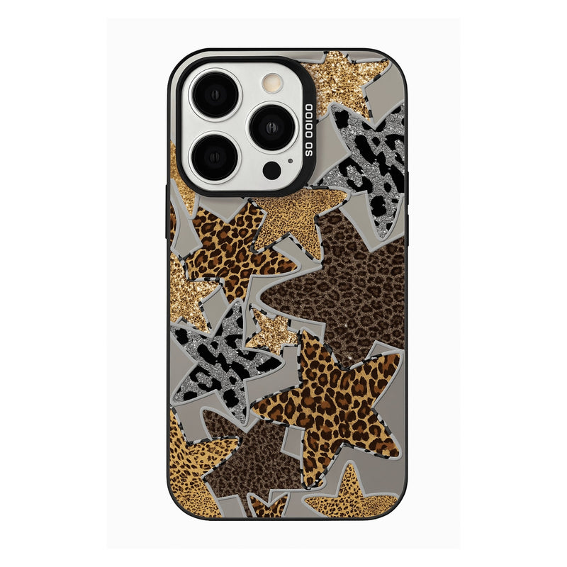 Capa Estampada Leopardo Preto para iPhone – Estilo e Proteção IMD - Horiginex